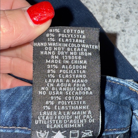 Grace Dark Blue Flare Jeans - Picture 6 of 9